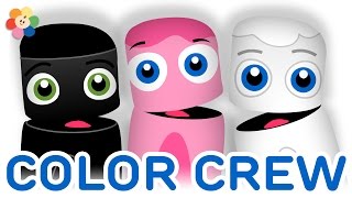 All of the Colors Coloring for - Color Collection 3 Black Pink White Learning Colors Lesson For Kids Color Crew Babyfirst Tv 