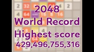 2048 world record