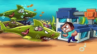 Minecraft  JAWS SHARK HUNTING CHALLENGE - Shark Hunting 